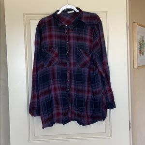 Collard button down shirt